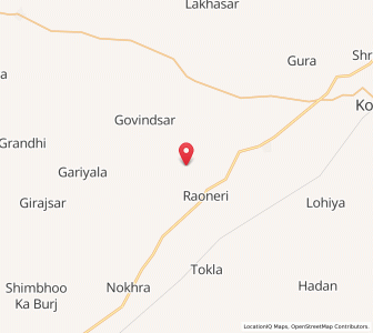 Map of Mandal Charan, Rajasthan