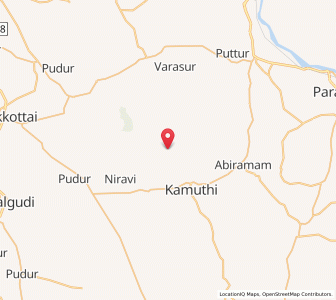 Map of Mandalamanikkam, Tamil Nadu