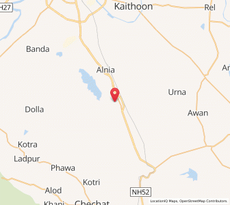 Map of Mandana, Rajasthan