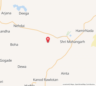 Map of Mandao, Rajasthan