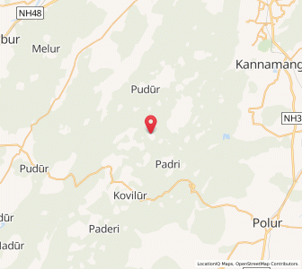 Map of Mandapparai, Tamil Nadu