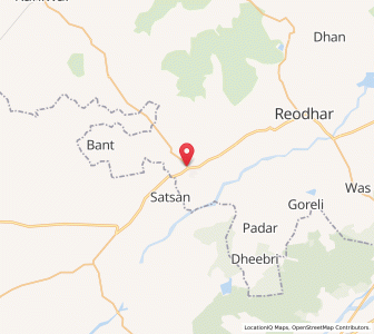 Map of Mandar, Rajasthan