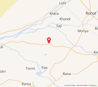 Map of Mandavas, Rajasthan