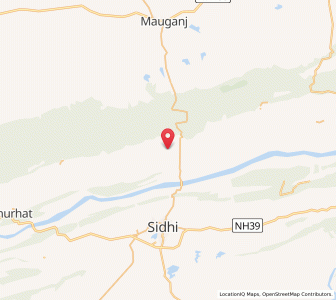 Map of Mandgaan, Madhya Pradesh