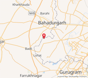 Map of Mandhela Khurd, NCT