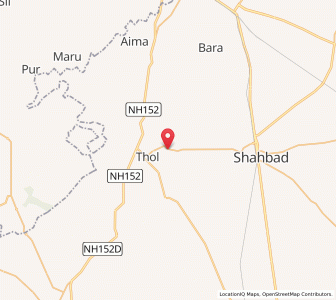 Map of Mandheri, Haryana