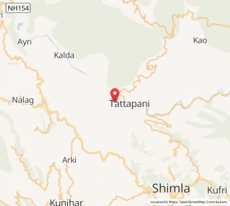 Map of Mandhor, Himachal Pradesh