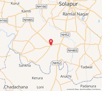 Map of Mandrup, Maharashtra