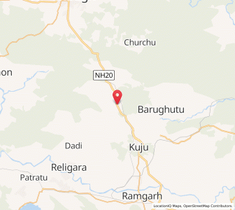 Map of Mandu, Jharkhand