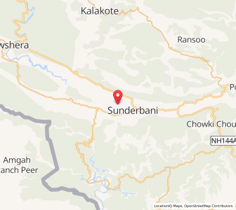 Map of Mandwal, Kashmir