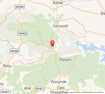Map of Mandwe Budrukh, Maharashtra
