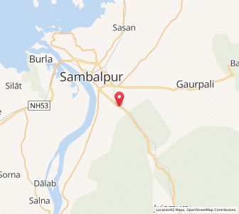 Map of Manesar, Odisha