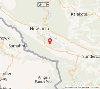 Map of Mangaldei, Kashmir