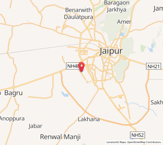 Map of Mangiyawas, Rajasthan