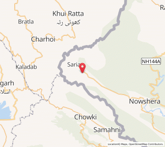Map of Manglai Gala, Kashmir