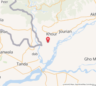 Map of Manglal Lalu, Kashmir