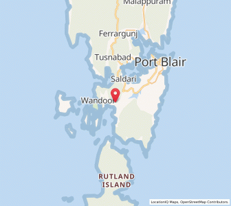 Map of Manglutan, Andaman and Nicobar Islands