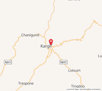 Map of Mangmur, Kashmir