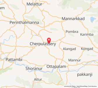 Map of Mangod, Kerala