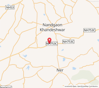 Map of Mangrul Chaval, Maharashtra
