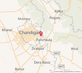 Map of Mani Majra, Chandigarh