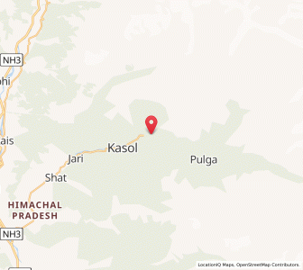Map of Manikaran, Himachal Pradesh