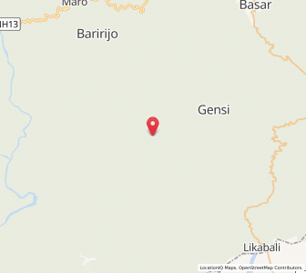 Map of Manitiram, Arunachal Pradesh