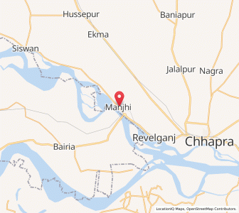 Map of Manjhi, Bihar