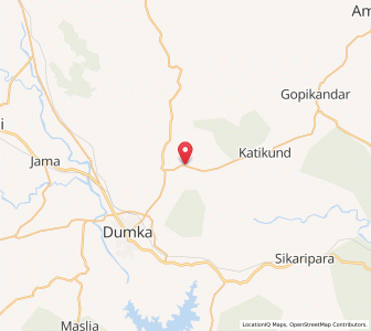 Map of Manjhiara, Jharkhand