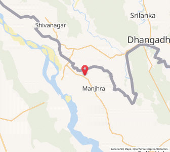 Map of Manjhra Kalan, Uttar Pradesh