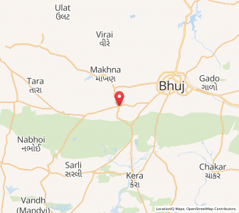Map of Mankuwa, Gujarat