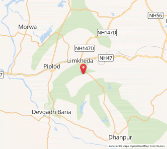Map of Manli, Gujarat