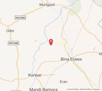 Map of Manmati, Madhya Pradesh
