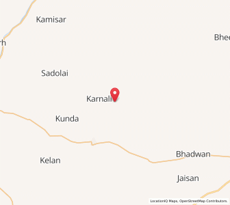 Map of Manna, Rajasthan