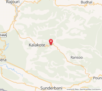 Map of Manogala, Kashmir
