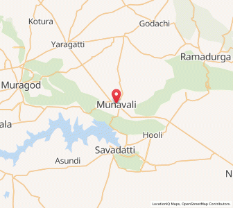 Map of Manoli, Karnataka