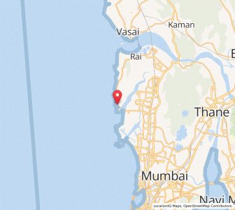 Map of Manori, Maharashtra