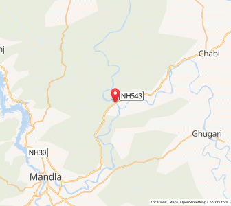 Map of Manot, Madhya Pradesh