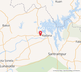 Map of Manpar, Gujarat