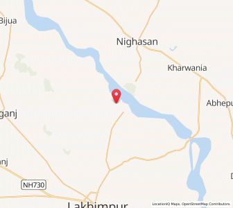 Map of Manpur, Uttar Pradesh