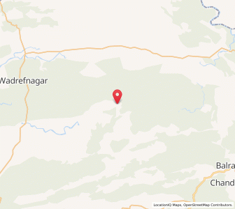 Map of Manpura, Chhattisgarh