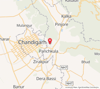 Map of Mansa Devi, Haryana