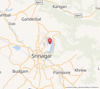 Map of Mantimahal, Kashmir
