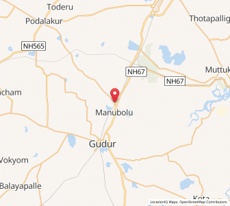 Map of Manubolu, Andhra Pradesh