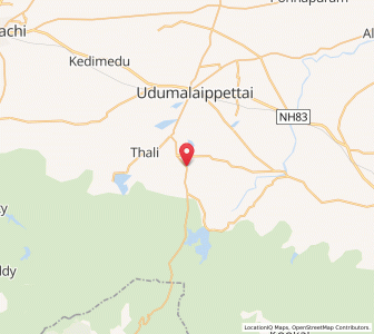 Map of Manuppatti, Tamil Nadu