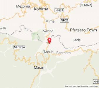 Map of Mao Songsang, Manipur