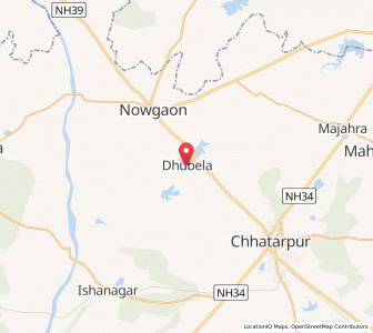 Map of Maqbara, Madhya Pradesh