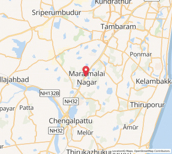 Map of Maraimalainagar, Tamil Nadu