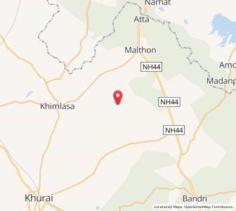 Map of Maraiya, Madhya Pradesh