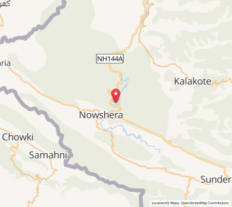 Map of Marana, Kashmir